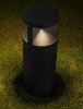 Minimalistyczny słupek ogrodowy klasyczny LED tuba aluminiowy czarny uniwersalny IP65 NEVARRO LE75126 Luces Exclusivas